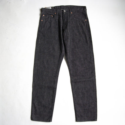 STUDIO D'ARTISAN D1826B 13oz Black Relaxed Tapered Size 34