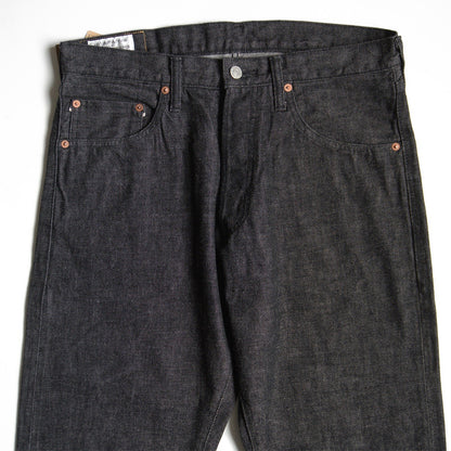 STUDIO D'ARTISAN D1826B 13oz Black Relaxed Tapered Size 34