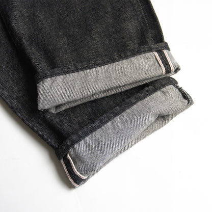 STUDIO D'ARTISAN D1826B 13oz Black Relaxed Tapered Size 34