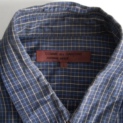 COMME des GARCONS HOMME DEUX Archive Check Shirt Size XL