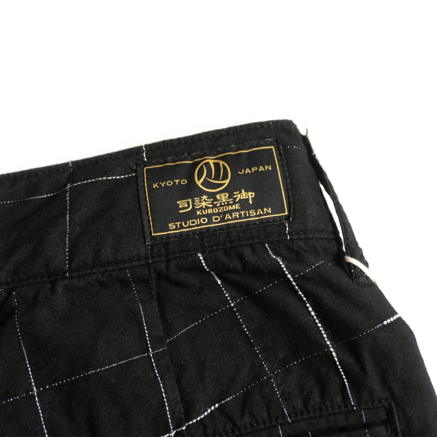 STUDIO D'ARTISAN 1900 Kyoto Black Dyeing Kasuri Size 33