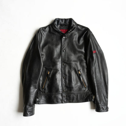 Y'2 LEATHER x UNION JAP Steer Oil Cossack Jacket Size LL