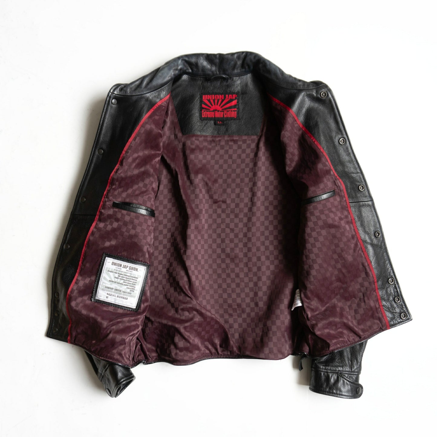 Y'2 LEATHER x UNION JAP Steer Oil Cossack Jacket Size LL