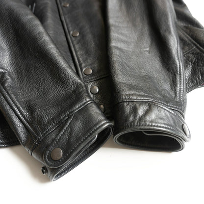 Y'2 LEATHER x UNION JAP Steer Oil Cossack Jacket Size LL