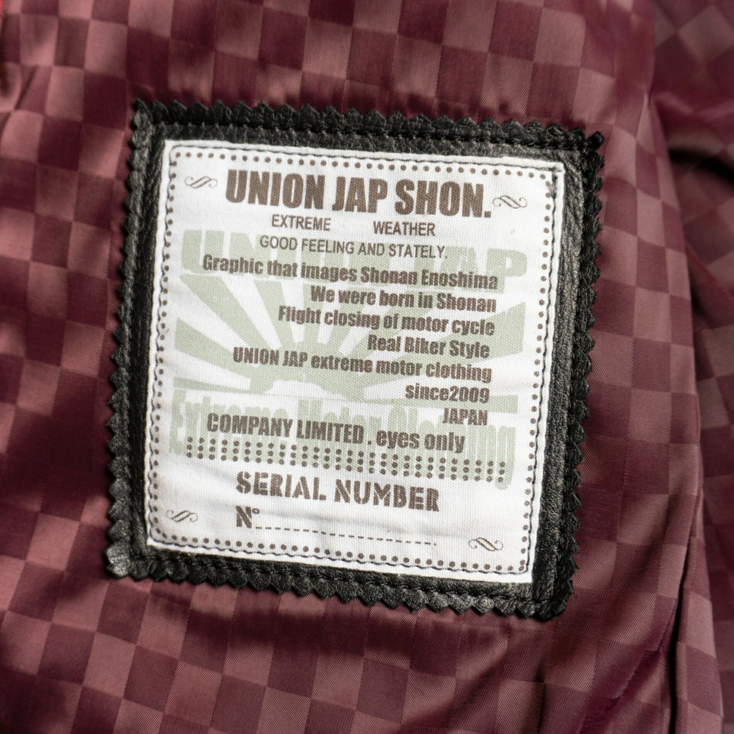 Y'2 LEATHER x UNION JAP Steer Oil Cossack Jacket Size LL