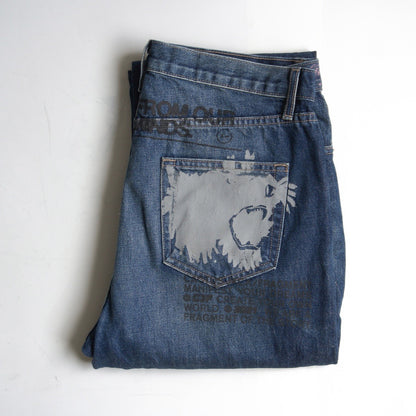 FRAGMENT x Travis Scott Cactus Jack Denim Pants Size 34
