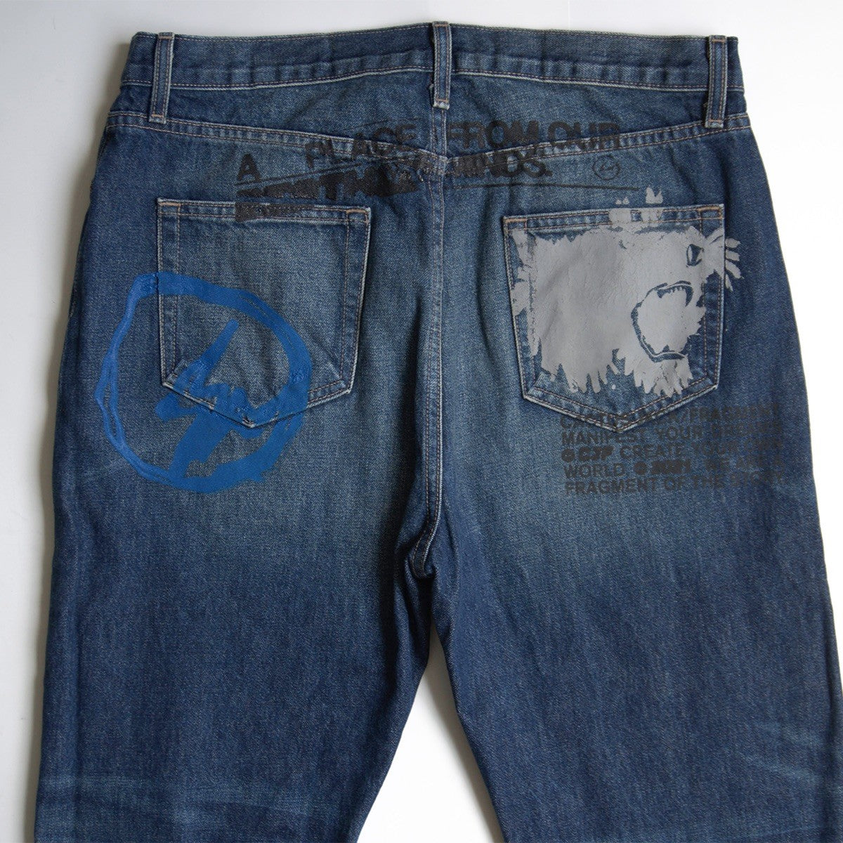 FRAGMENT x Travis Scott Cactus Jack Denim Pants Size 34