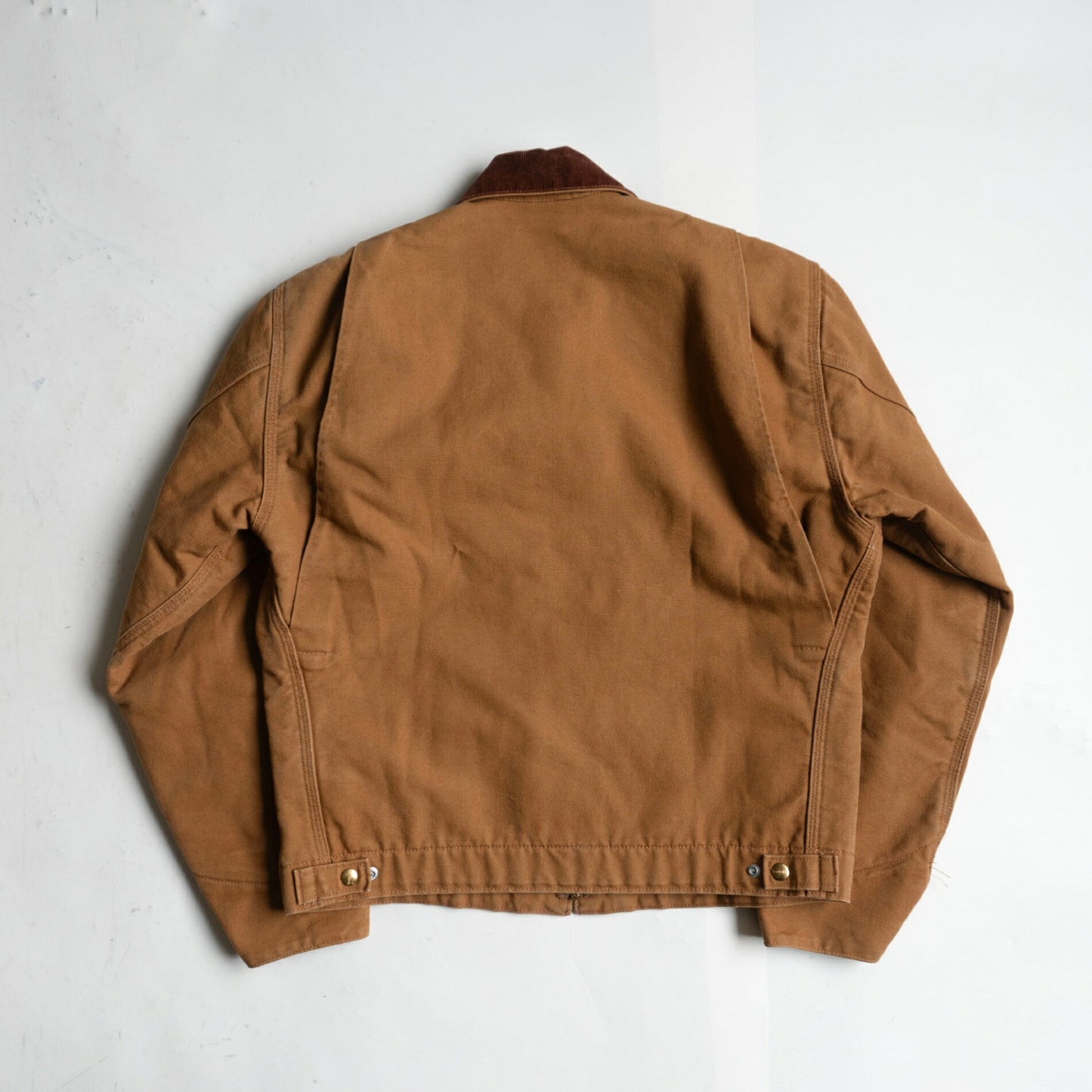 Carhartt J001BRN Brown Duck Canvas Detroit Jacket Size M
