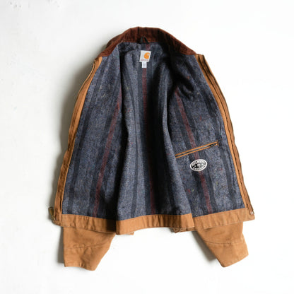 Carhartt J001BRN Brown Duck Canvas Detroit Jacket Size M