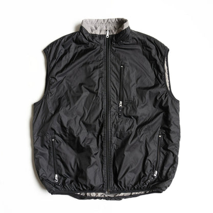 OLD STUSSY 00s Reversible Full Zip Nylon Vest Size XL