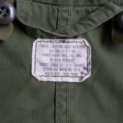US ARMY 70s M-65 Fishtail Mods Parka Size M