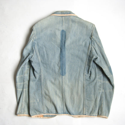 KAPITAL Repair Processed Distressed Denim Jacket Size M