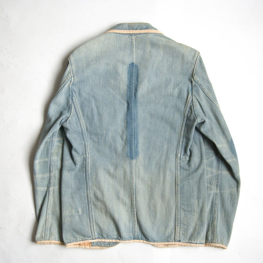 KAPITAL Repair Processed Distressed Denim Jacket Size M