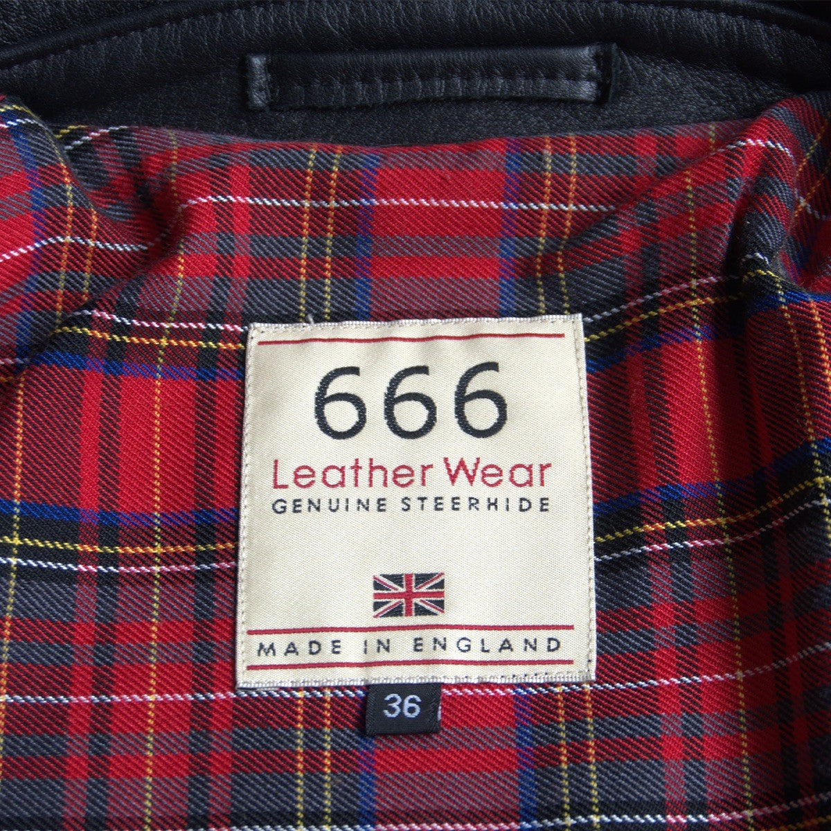 666 triple six Steerhide Single Rider's Leather Size 36