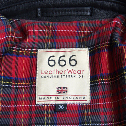 666 triple six Steerhide Single Rider's Leather Size 36