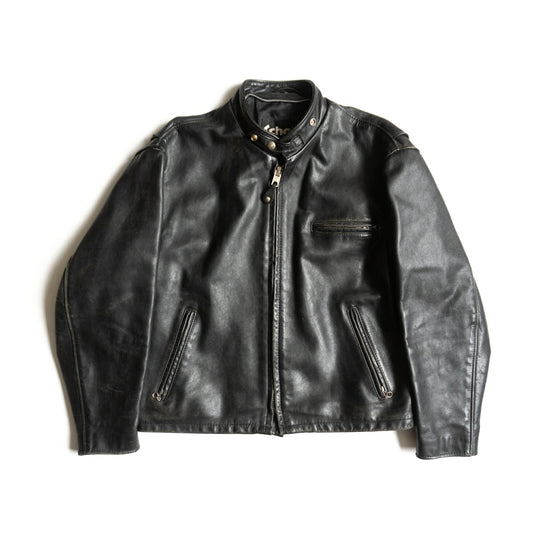 SCHOTT 641 USA Made Single Rider Leather Jacket Size S