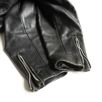 SCHOTT 641 USA Made Single Rider Leather Jacket Size S