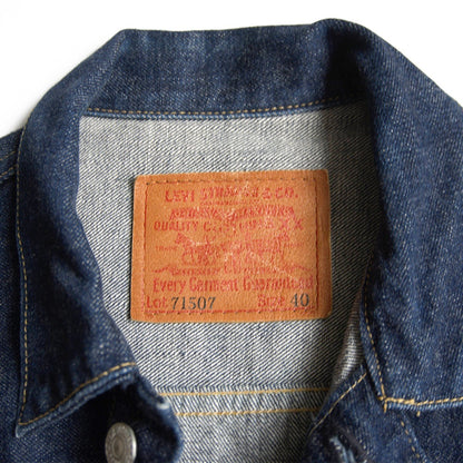 LEVI'S 507XX Big E 2nd Type Denim Jacket Dark Wash Size XXS