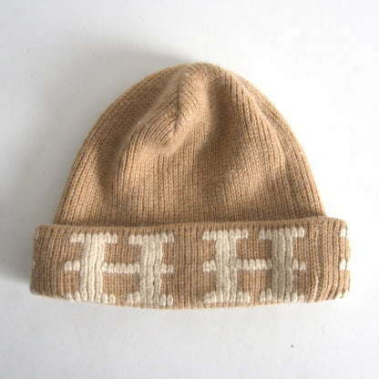 HERMES Luxury 100% Cashmere Knit Cap
