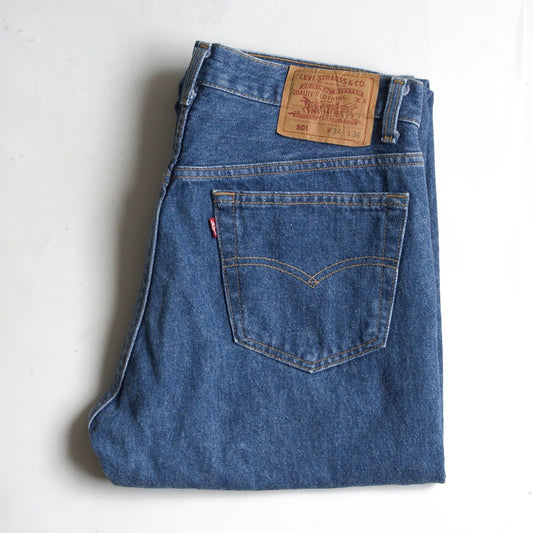 LEVI'S 80s USA Made 501 Denim Pants Size 34×36