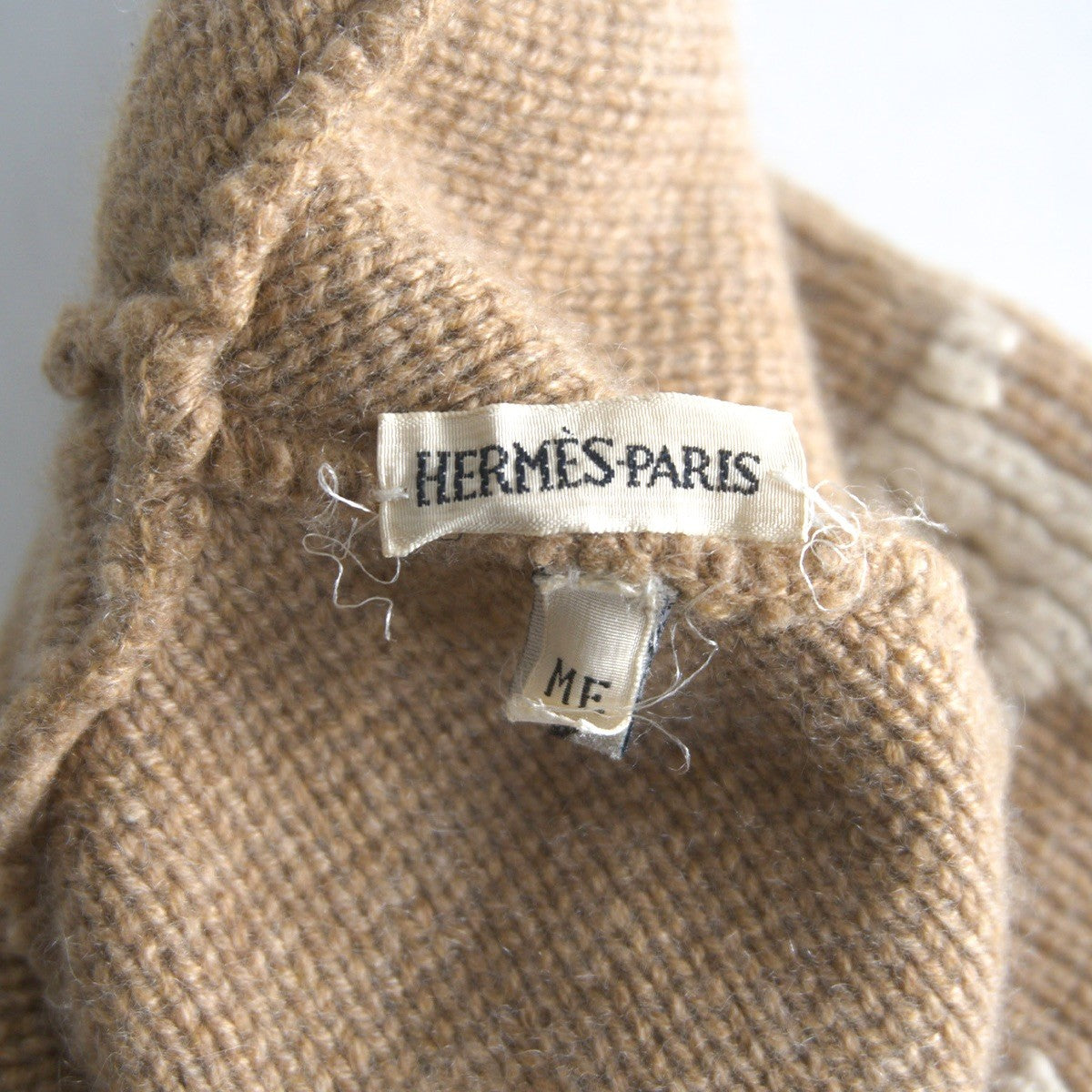 HERMES Luxury 100% Cashmere Knit Cap
