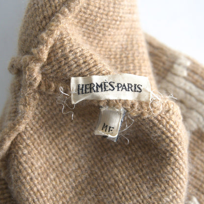HERMES Luxury 100% Cashmere Knit Cap