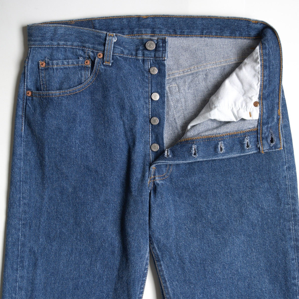 LEVI'S 80s USA Made 501 Denim Pants Size 34×36
