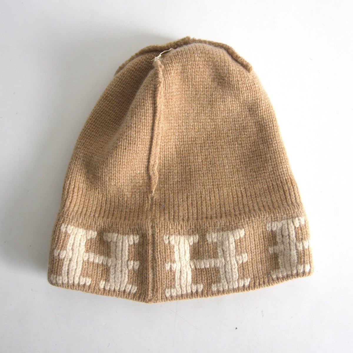 HERMES Luxury 100% Cashmere Knit Cap