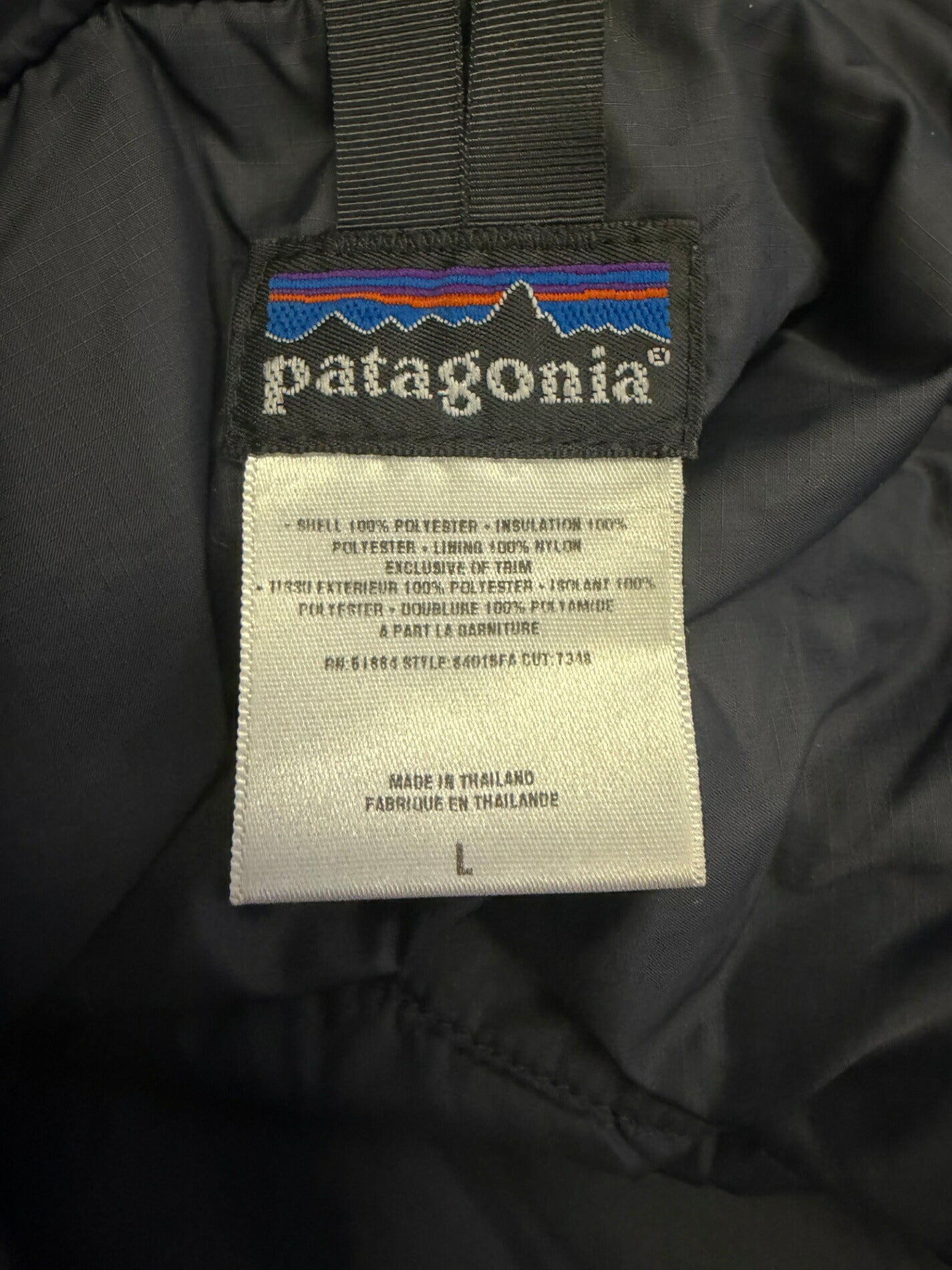 PATAGONIA 00s Puffball Full Zip Nylon Vest 84015FA Size L