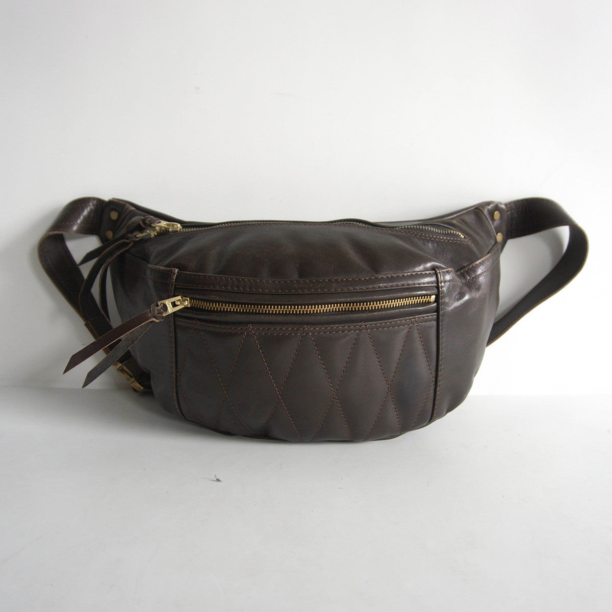 Y'2 LEATHER Horsehide Waist Bag Size ONE SIZE