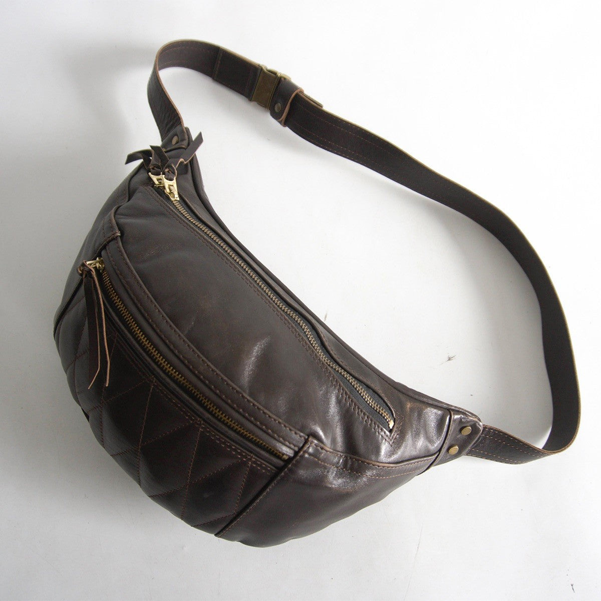 Y'2 LEATHER Horsehide Waist Bag Size ONE SIZE