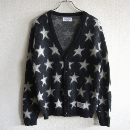 WACKO MARIA Star Pattern Mohair Cardigan Size M