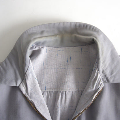 SERVAL 50s Vintage Kasuri Rayon Gabardine Reversible Size M