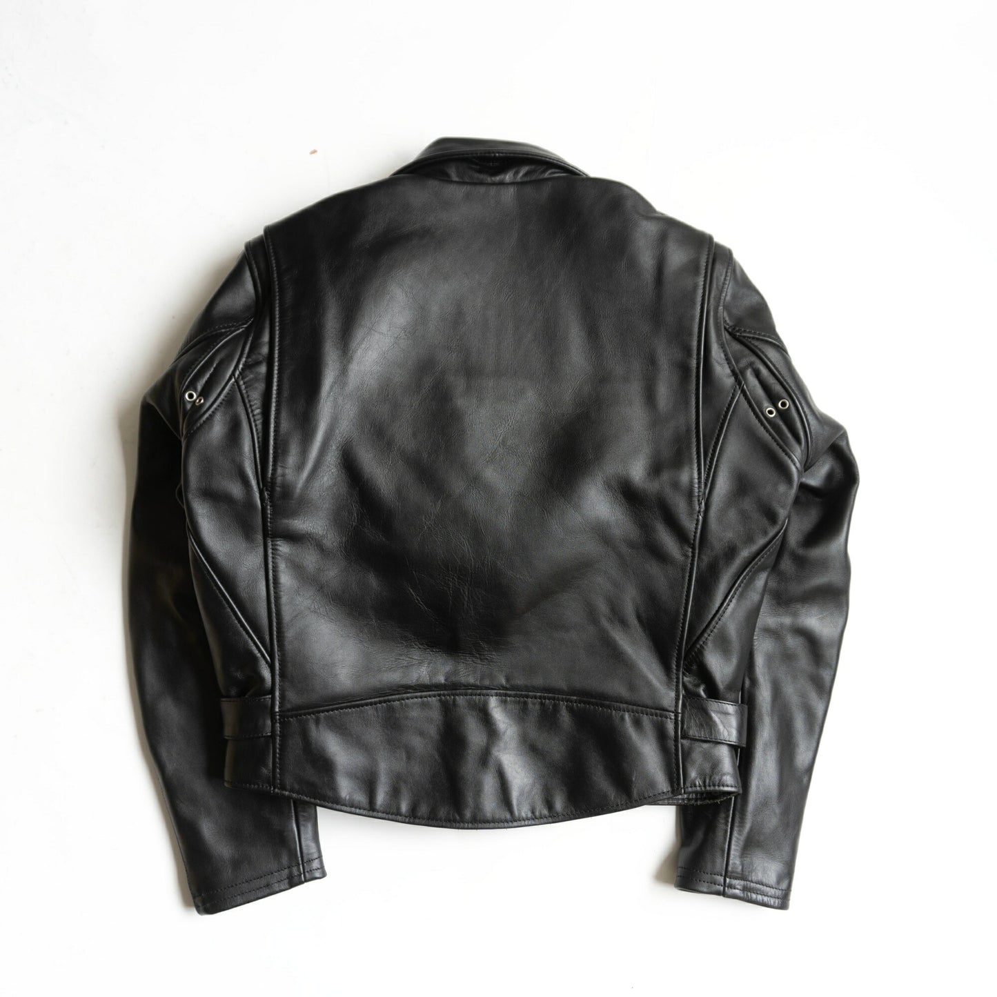 KADOYA Heavy Leather Double Biker Riders Jacket Size 3L