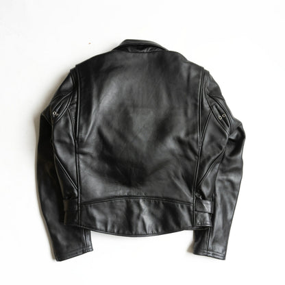 KADOYA Heavy Leather Double Biker Riders Jacket Size 3L