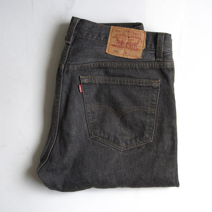 LEVI'S 90s USA 501 Pre-Dyed Black Denim Jeans Size 32×30