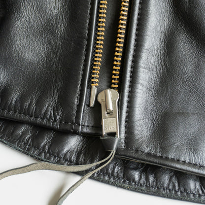 KADOYA Heavy Leather Double Biker Riders Jacket Size 3L