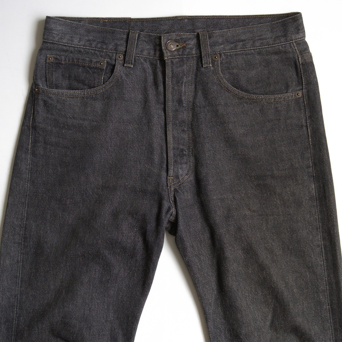 LEVI'S 90s USA 501 Pre-Dyed Black Denim Jeans Size 32×30