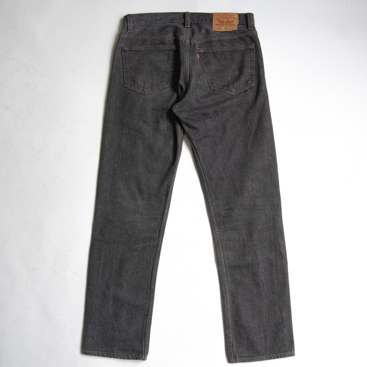 LEVI'S 90s USA 501 Pre-Dyed Black Denim Jeans Size 32×30