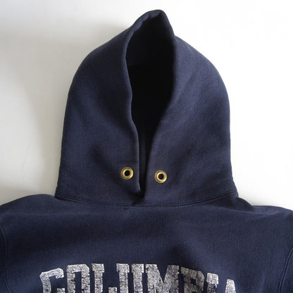 CHAMPION 80s College Logo Reverse Weave Hoodie Size S