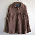 PATAGONIA 00s Organic Cotton Ombre Check Shirt Size L