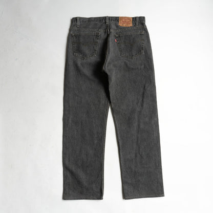LEVI'S 90s USA 501 Pre-Dyed Black Denim Jeans Size 36×34