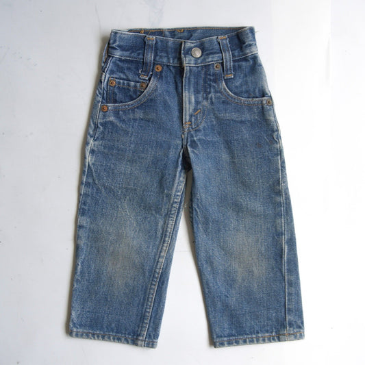 LEVI'S 80s Vintage Kids 302-0117 Denim Pants Size AGE0