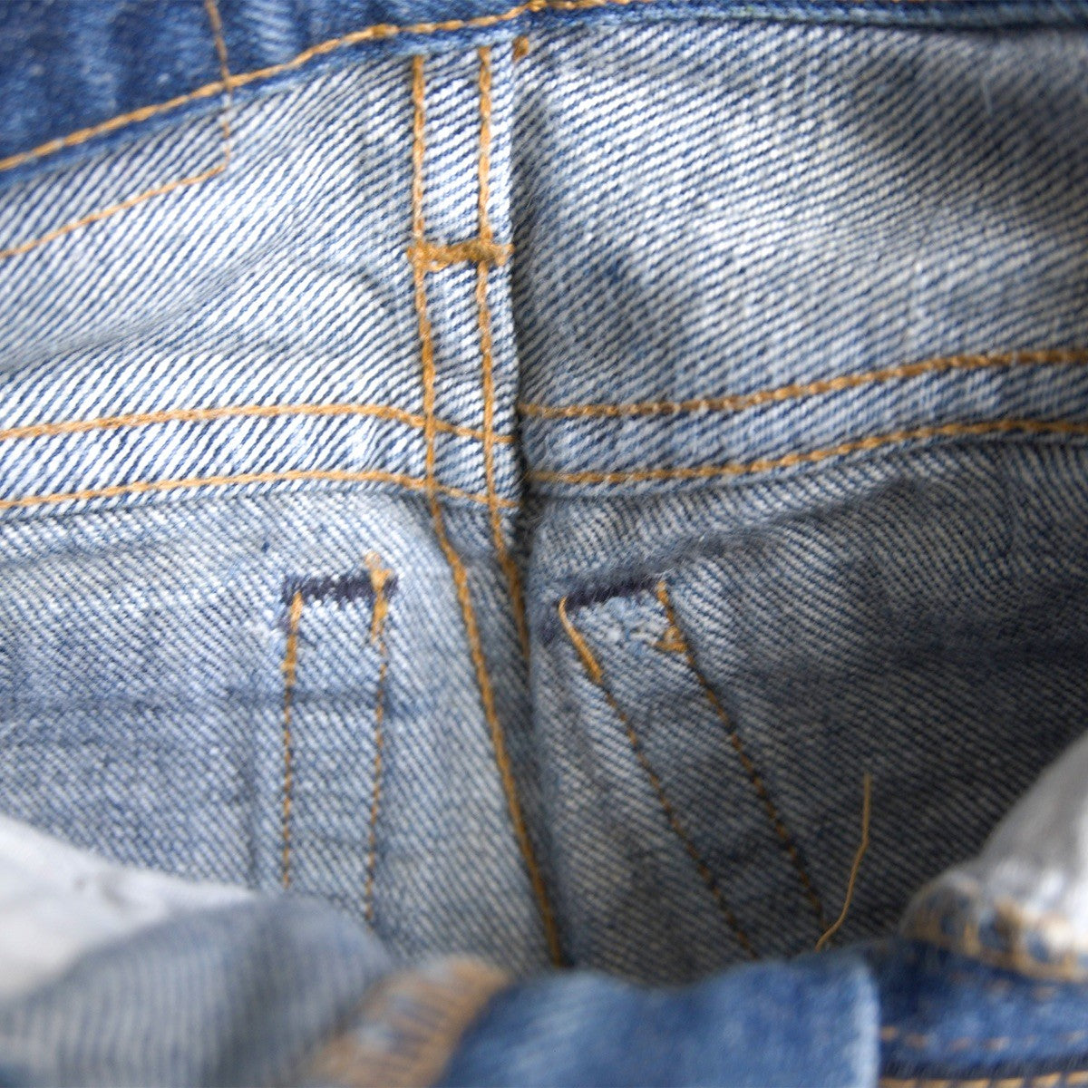 LEVI'S 80s Vintage Kids 302-0117 Denim Pants Size AGE0