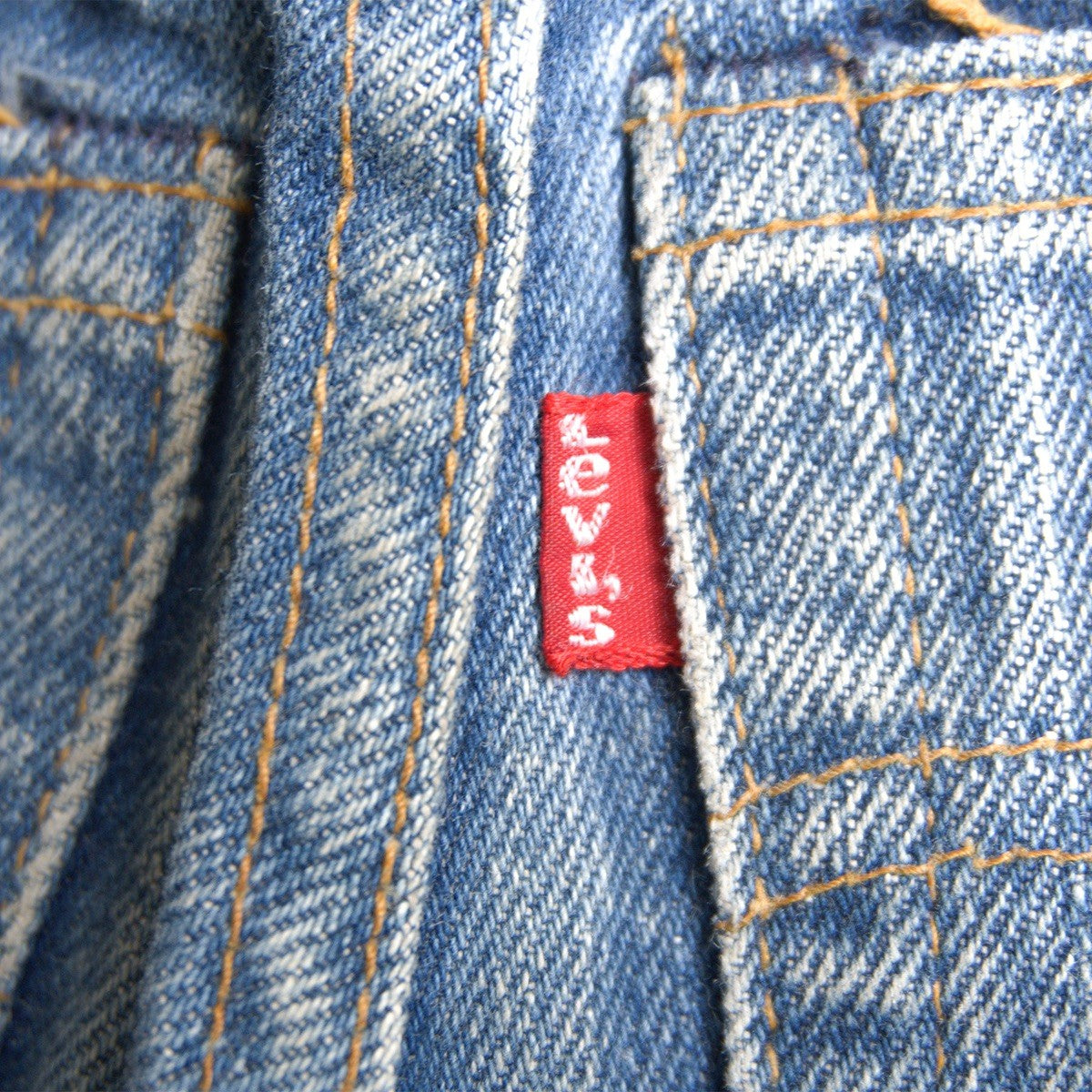 LEVI'S 80s Vintage Kids 302-0117 Denim Pants Size AGE0