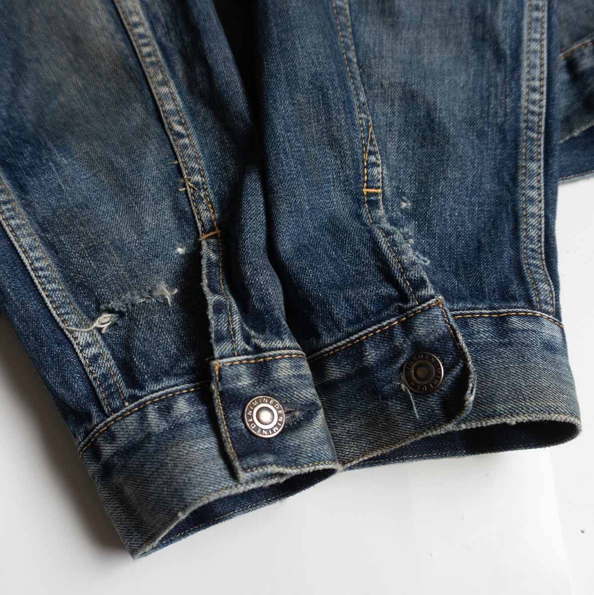 MINEDENIM 2nd Type Distressed Denim Jacket Size S
