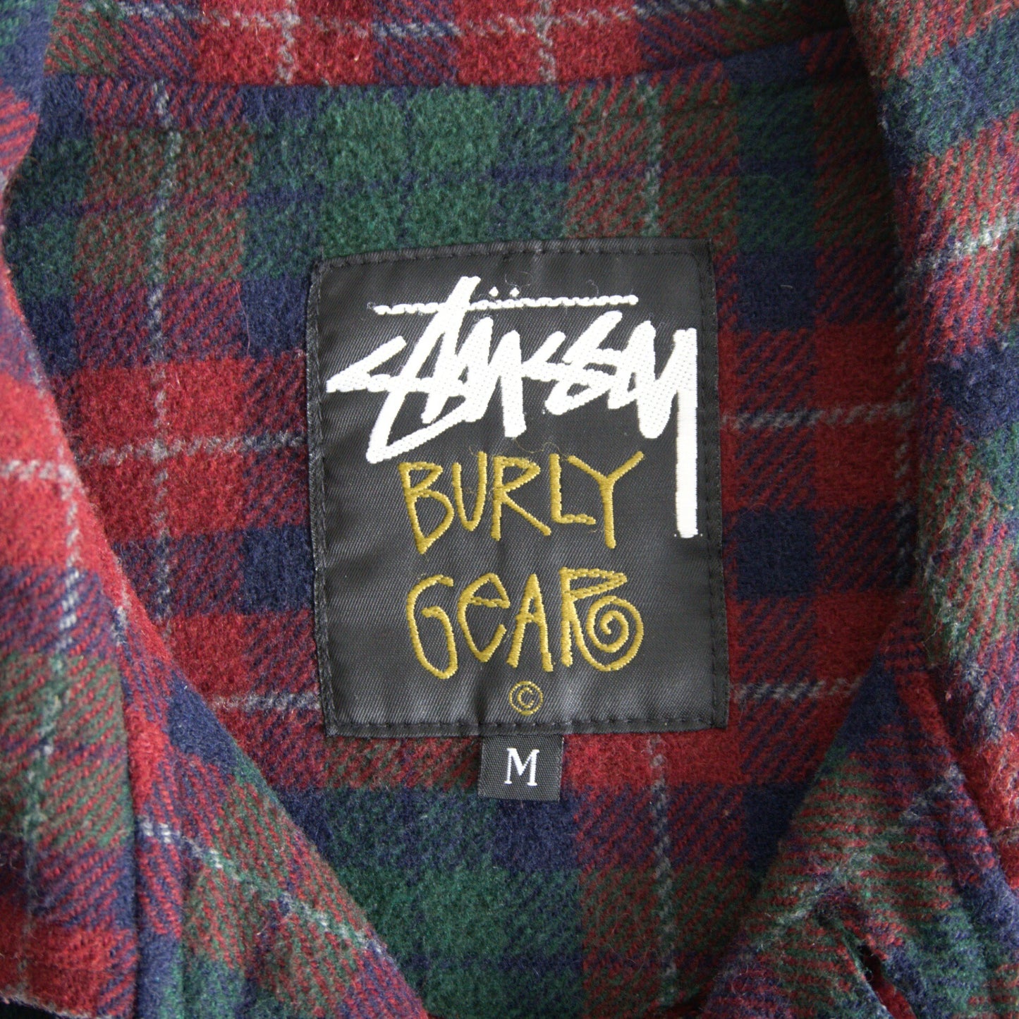OLD STUSSY 90s Wool Check Jacket Size M