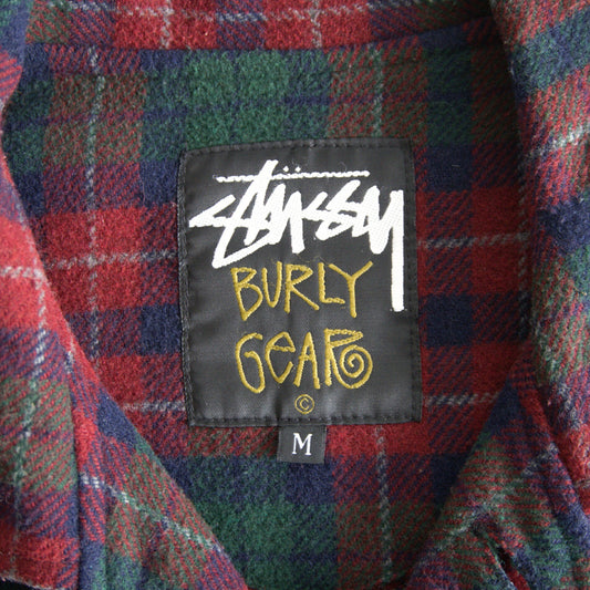 OLD STUSSY 90s Wool Check Jacket Size M