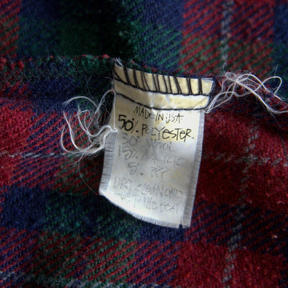 OLD STUSSY 90s Wool Check Jacket Size M