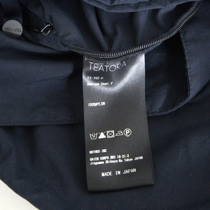 TEATORA Device Coat Navy Size S